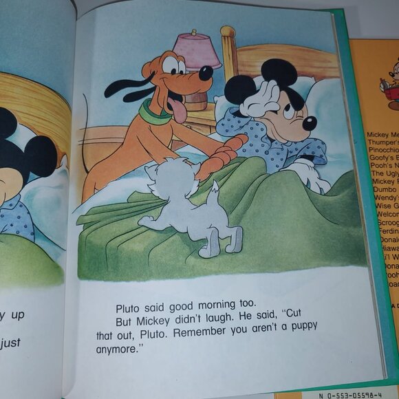 2 Walt Disney: Bantam Book "Road to Reading" and "Mickey Finds a Kitten" Good HC - Picture 6 of 12